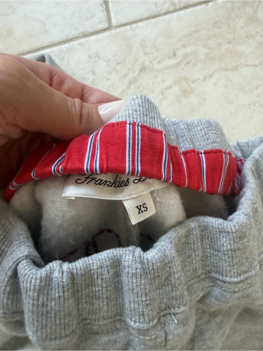 FRANKIES BIKINIS Grey Travel Day Crewneck Pullover Set - Picture 6 of 6